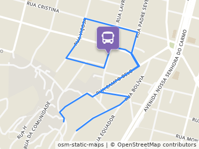 Mapa da parada