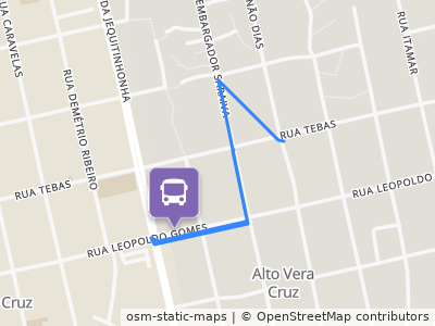 Mapa da parada