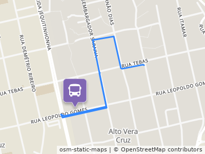 Mapa da parada