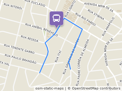 Mapa da parada