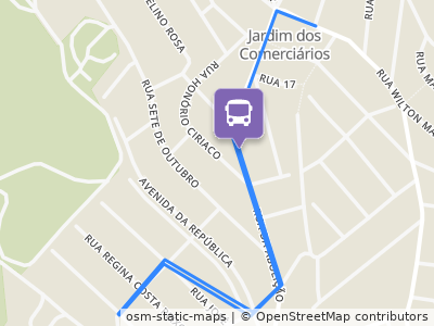 Mapa da parada