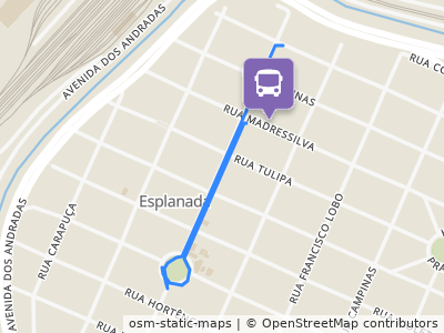 Mapa da parada