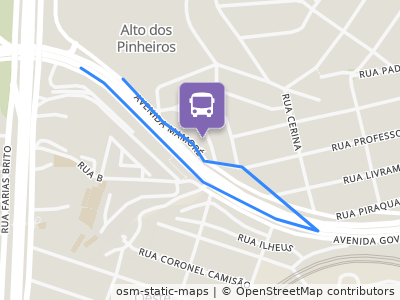 Mapa da parada