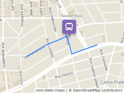 Mapa da parada