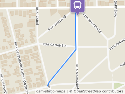 Mapa da parada