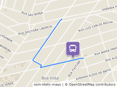 Mapa da parada