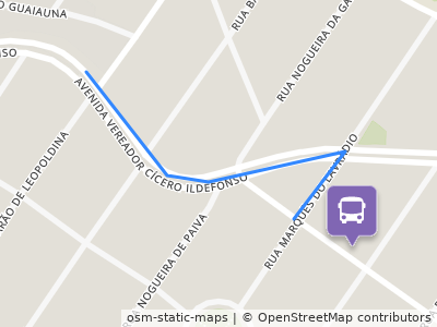 Mapa da parada