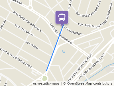 Mapa da parada