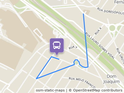 Mapa da parada