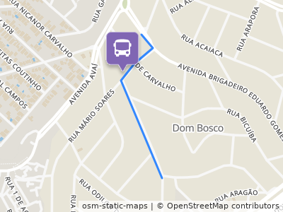 Mapa da parada