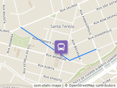 Mapa da parada