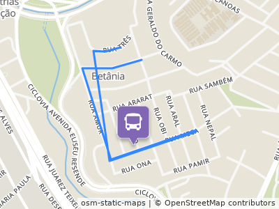 Mapa da parada