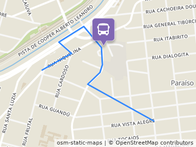 Mapa da parada