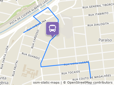 Mapa da parada