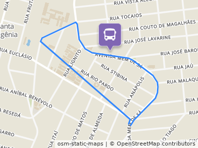 Mapa da parada