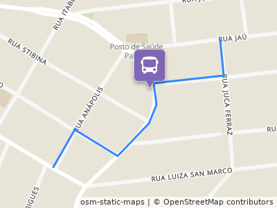 Mapa da parada