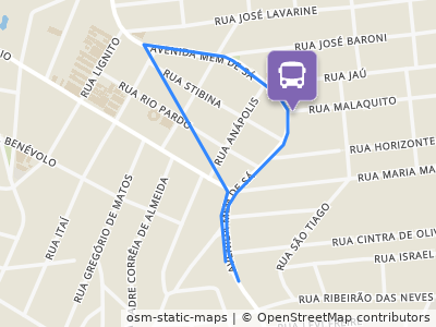 Mapa da parada