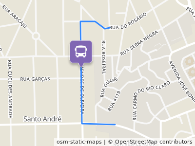 Mapa da parada