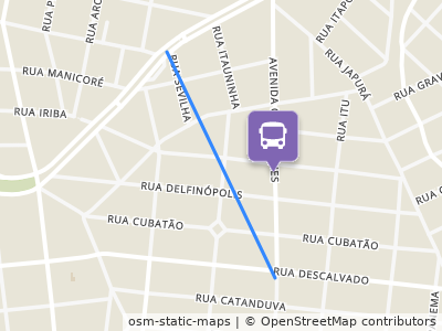 Mapa da parada
