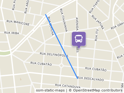 Mapa da parada