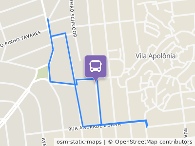 Mapa da parada