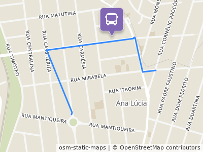 Mapa da parada