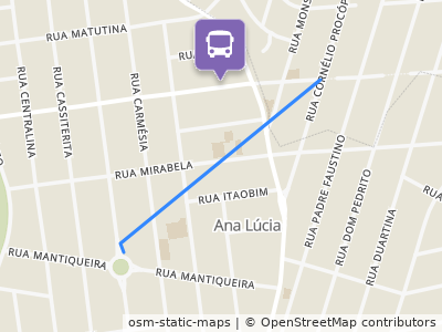 Mapa da parada
