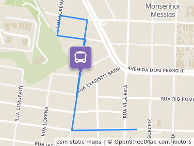 Mapa da parada
