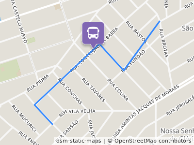 Mapa da parada