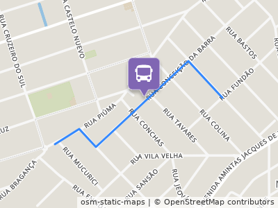 Mapa da parada