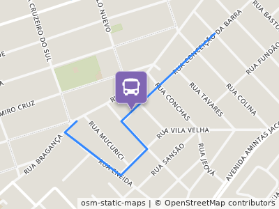 Mapa da parada