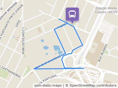 Mapa da parada