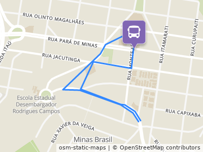 Mapa da parada