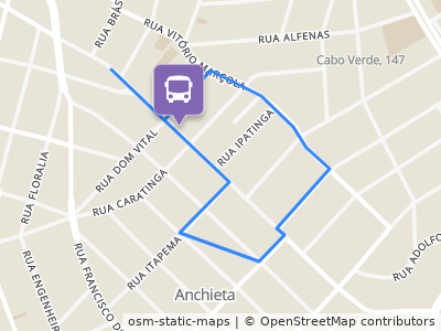 Mapa da parada