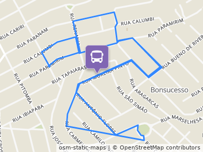 Mapa da parada