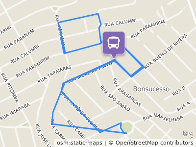 Mapa da parada