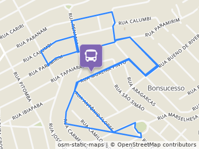 Mapa da parada