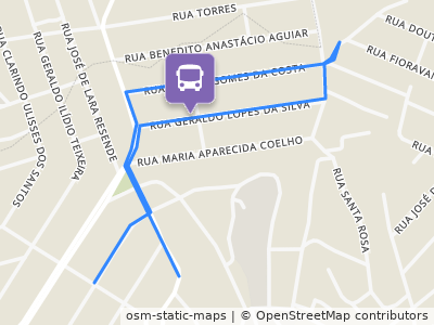 Mapa da parada