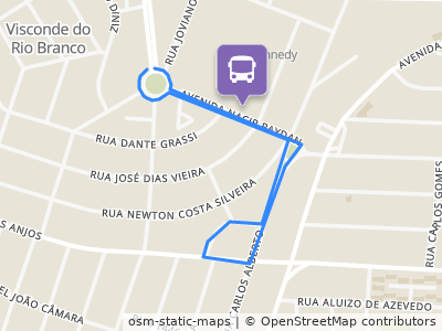 Mapa da parada