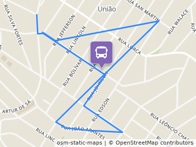 Mapa da parada