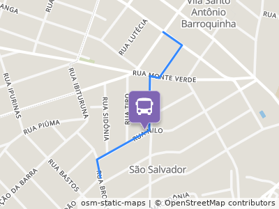 Mapa da parada