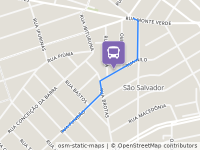 Mapa da parada