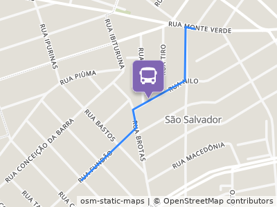Mapa da parada