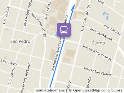 Mapa da parada