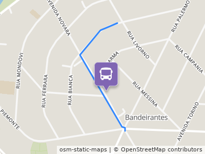 Mapa da parada