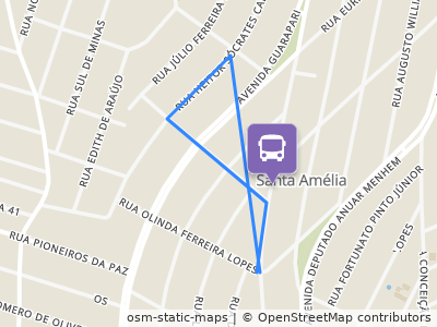 Mapa da parada