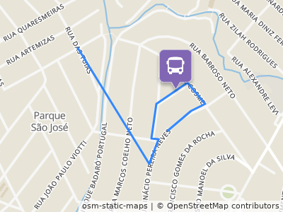 Mapa da parada