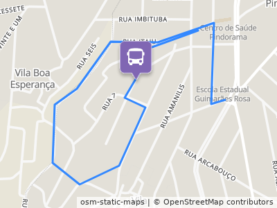 Mapa da parada