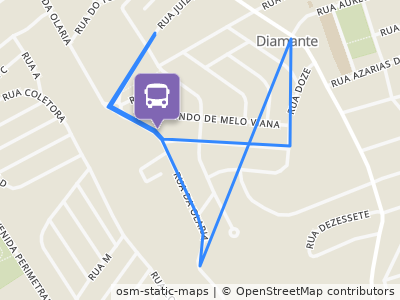 Mapa da parada