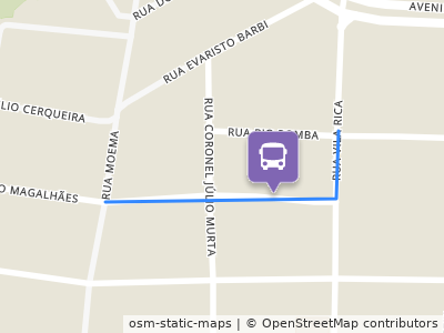 Mapa da parada